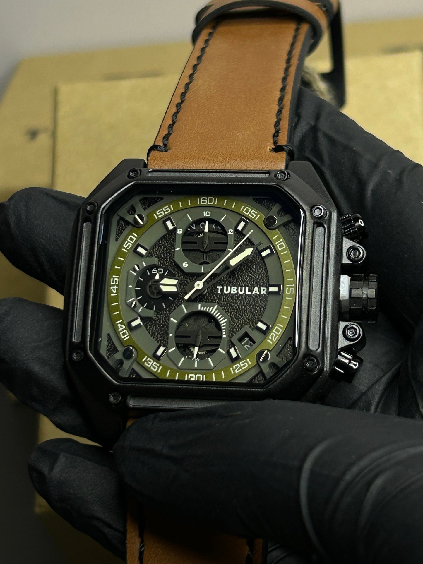 Tubular chronograph watche