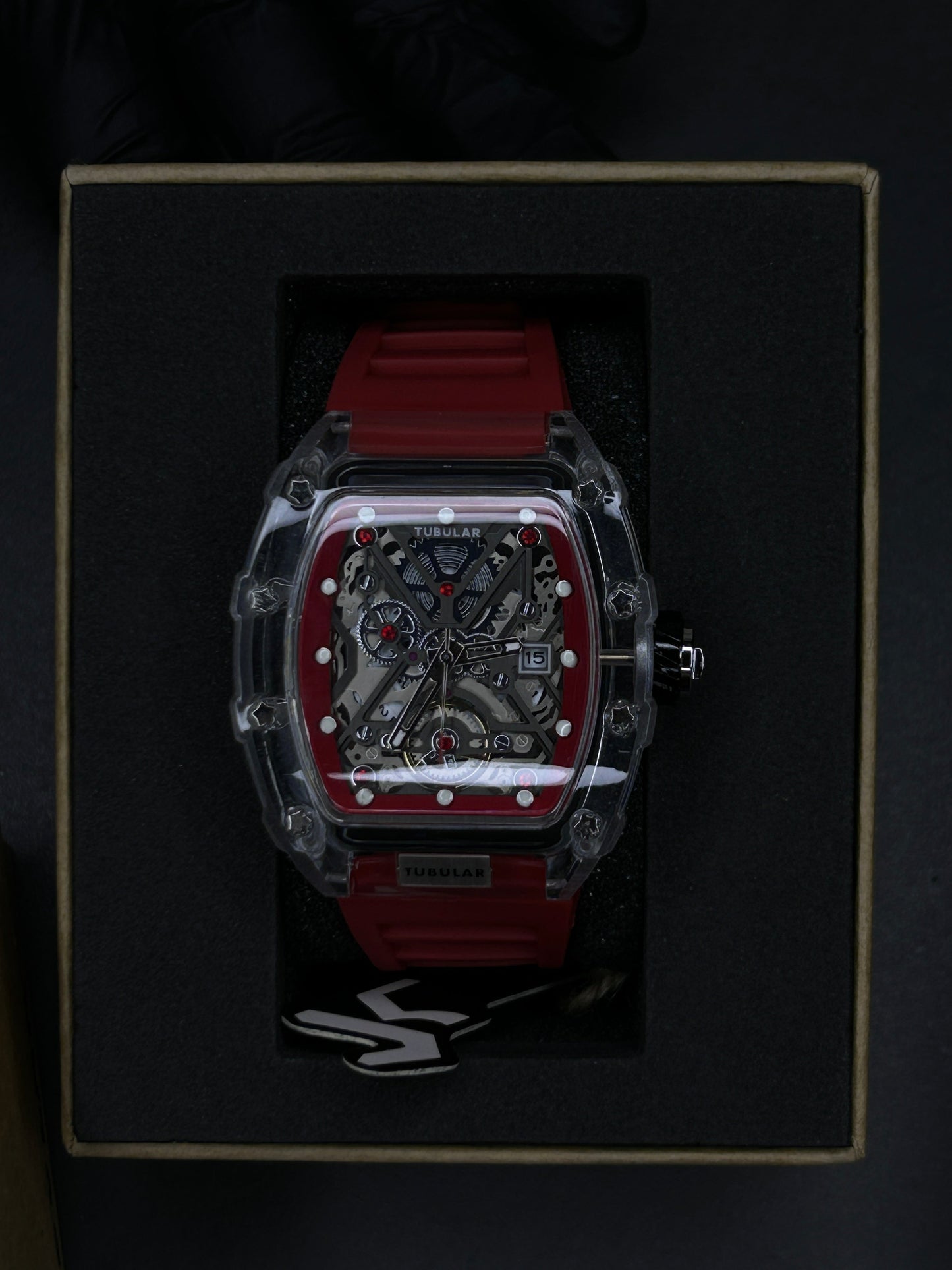 Tubular Date (Rectangular Sports Dial) watch