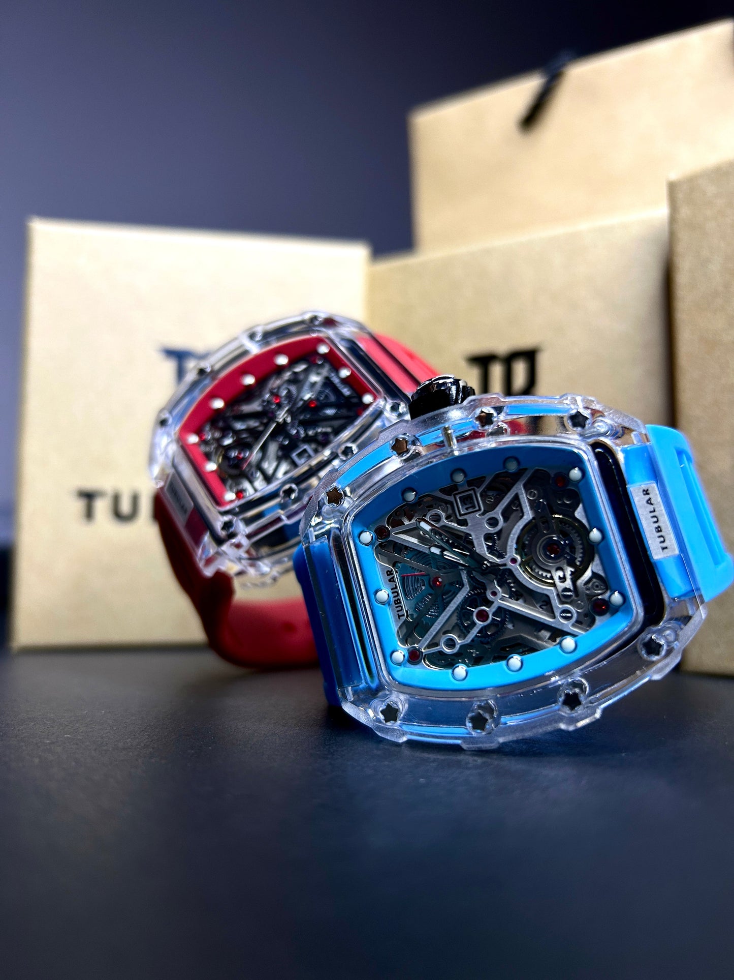 Tubular Date (Rectangular Sports Dial) watch